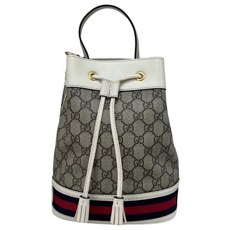 secchiello gucci|Gucci Secchiello GG Supreme Bianco For Sale at 1stDibs.